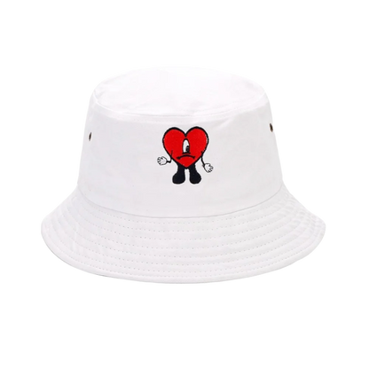 Trendy Bad Bunny Bucket Hat Sun Protection Men Sun Hat All-match Bucket Hat