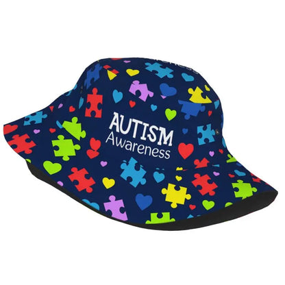 Autism Bucket Hats Autism Awareness Fishman Hat