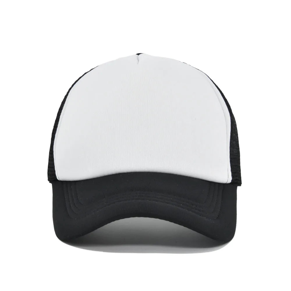 15 Colors Mesh Baseball Cap Adjustable Snapback Hats For Women Men