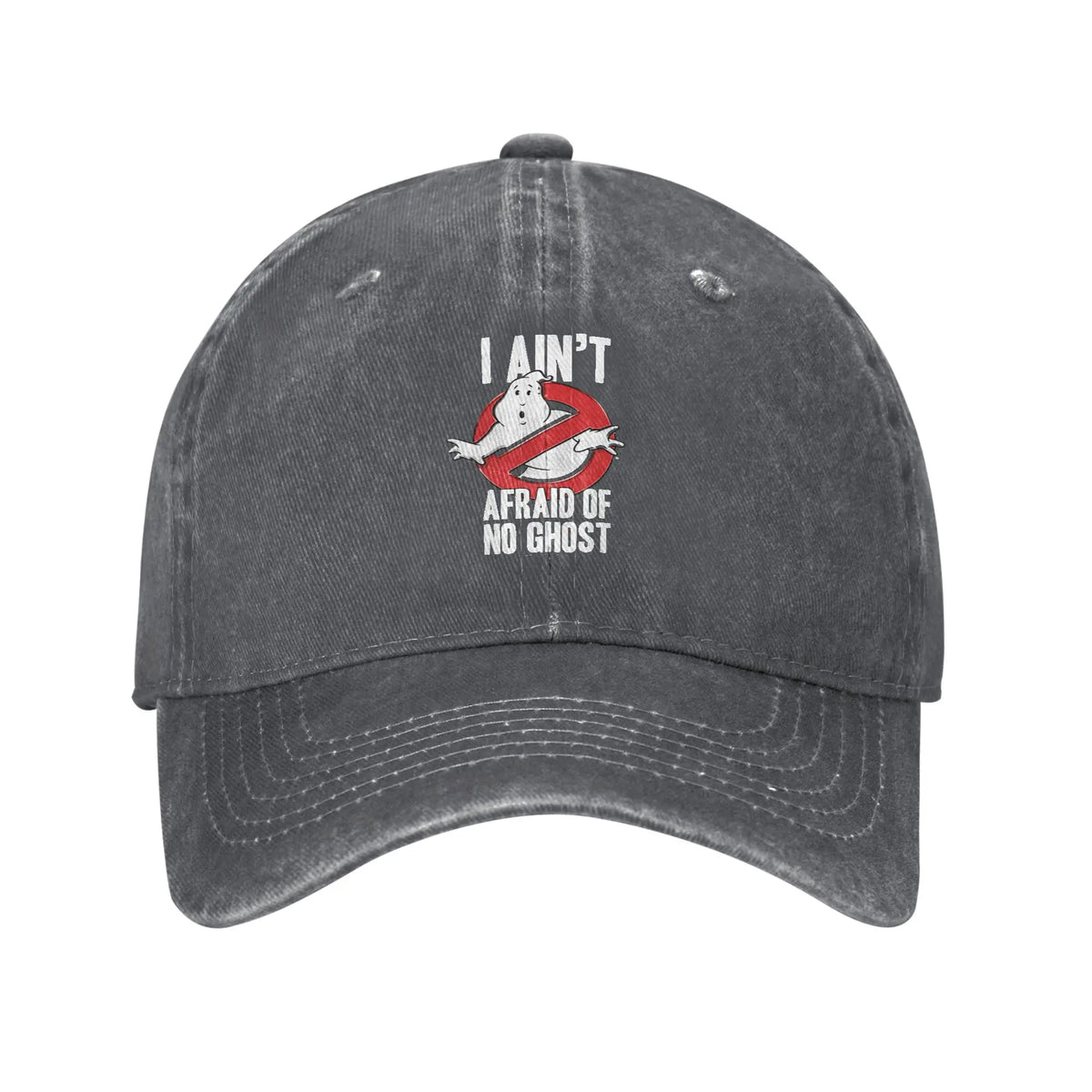 Ghostbusters I Ain't Afraid Of No Ghost Washed Baseball Cap