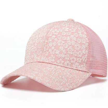 CNTANG New Print Mesh Caps Fashion Women Baseball Cap