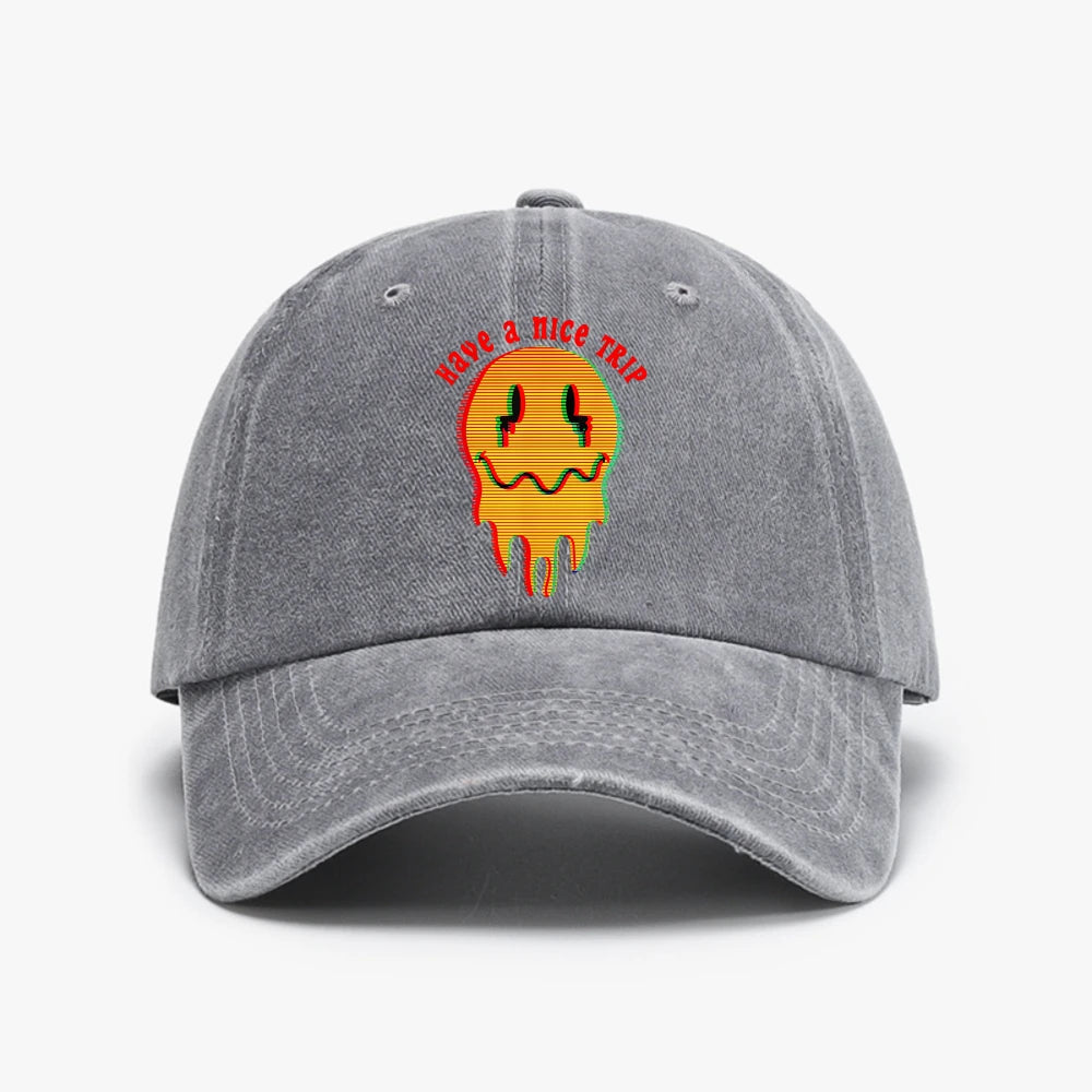 Have A Nice Trip Funny LSD Acid Psychedelic Magic Mushrooms Baseball Cap