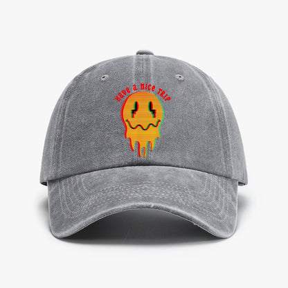 Have A Nice Trip Funny LSD Acid Psychedelic Magic Mushrooms Baseball Cap