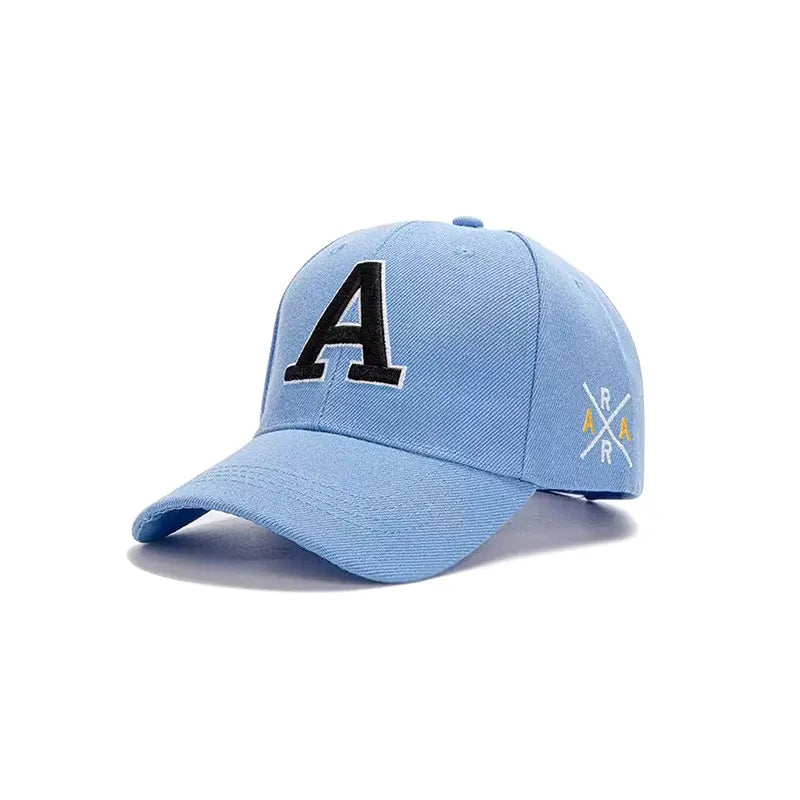 Summer Men's Embroidered A Letter Baseball Hat
