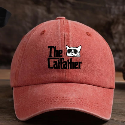 Alphabet Cat Fun Printed Baseball Hat