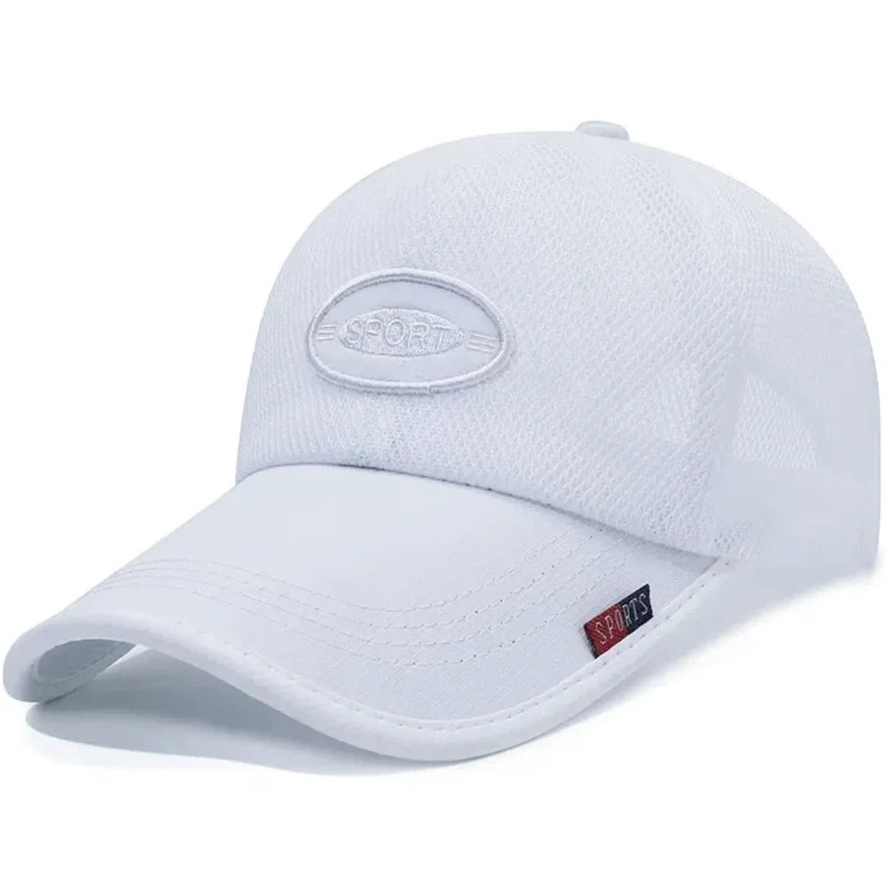 New Style Unisex Long-Brim Mesh Baseball Cap