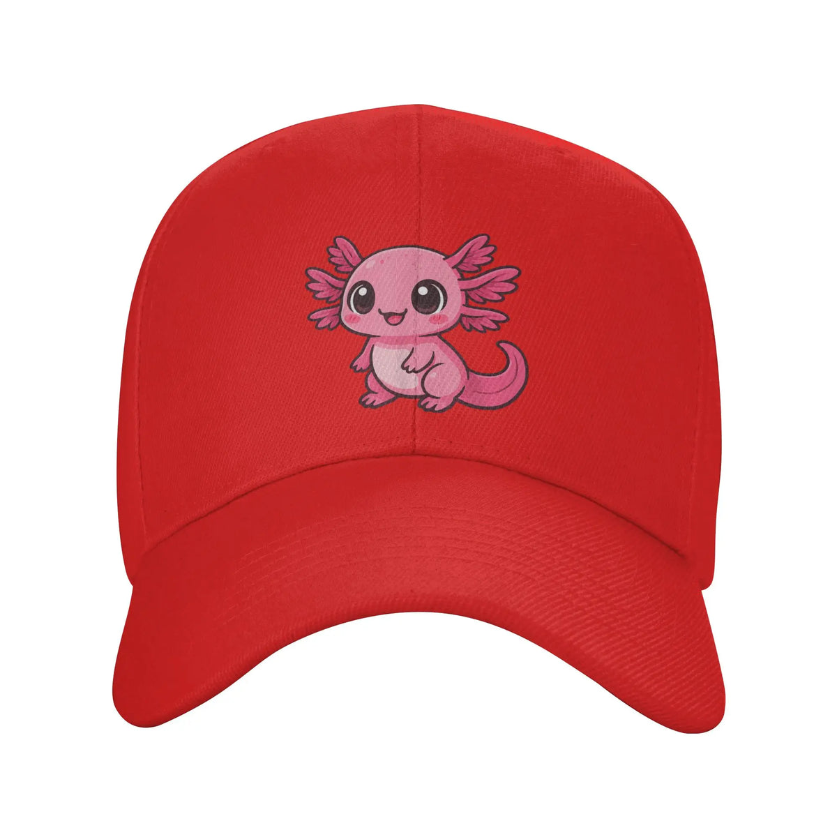 Cute Kawaii Pink Axolotl for Axolotl Lovers Casual Baseball Cap