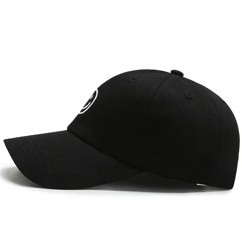 Four Seasons Ca Polyester Cotton Embroidered Smiley Lesbial Baseball Cap