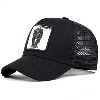 Unisex Leopard Embroidery Baseball Caps
