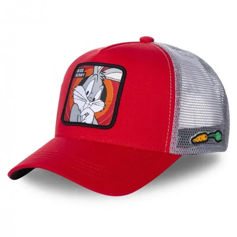 High Quality Brand Anime Cartoon Snapback Cotton Baseball Cap Men Women