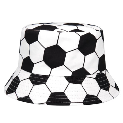World Cup Football Printed Bucket Hat For Men Women