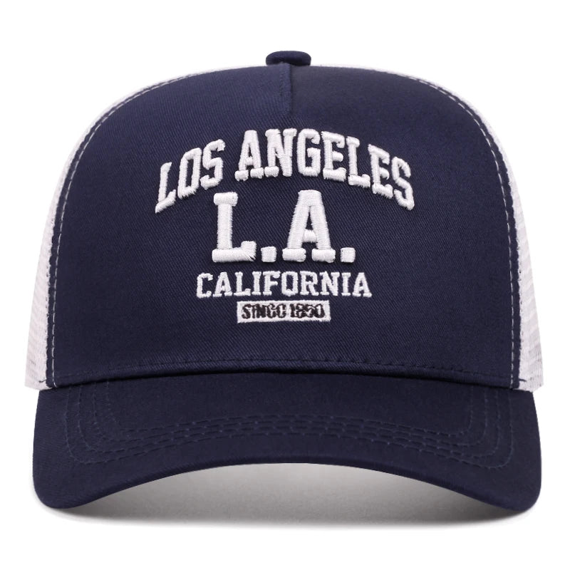 LOS ANGELES Embroidered Baseball Caps Men Women Outdoor Sports Event Cap America