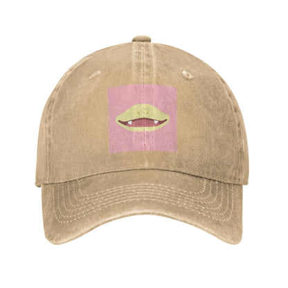 Slowpoke Poke Maniac Mouth Denim Cap Casual Baseball Caps