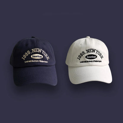 Korean Retro Baseball Hat Women's Autumn Winter Versatile Ins Street Letter