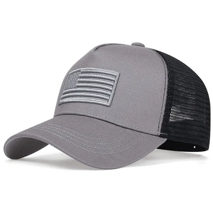 USA Flag Mesh Baseball Cap