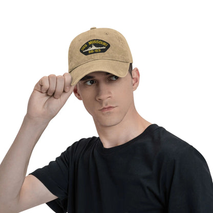 Vintage USS Missouri BB-63 Baseball Cap