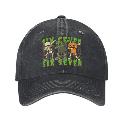 67 Ice Cream Drip Meme Funny Six Seven Gen Alpha Slang Baseball Cap