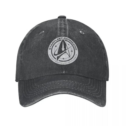 Y2K Stars Treks Baseball Caps Retro Distressed Washed