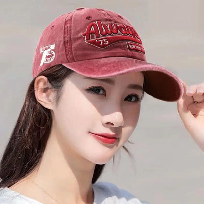 Fashion Outdoor Sports Cotton Baseball Cap For Women Men