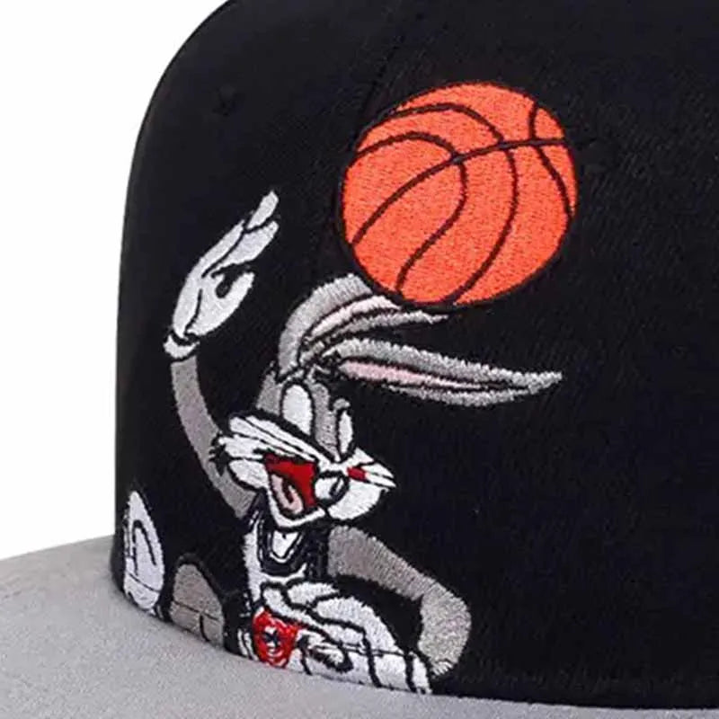 Unisex Rabbits Playing Basketball Embroidery Hip-hop Hats Spring Autumn Outdoorat