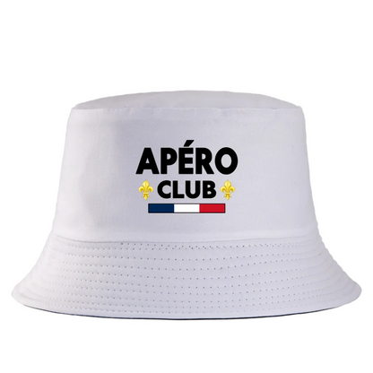 Fashion France Apero Club Bob Reversible Bucket Hat