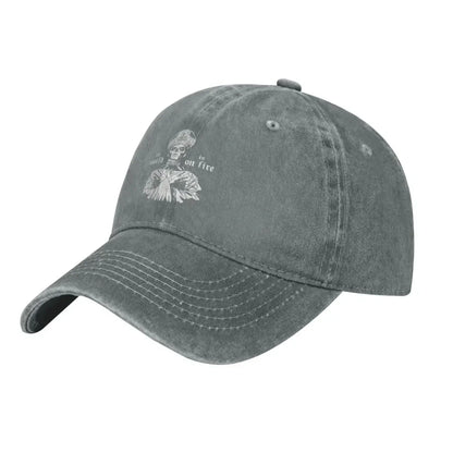 Rock And Roll G-Ghost Unique Demin Cap Breathable Design Baseball Cap