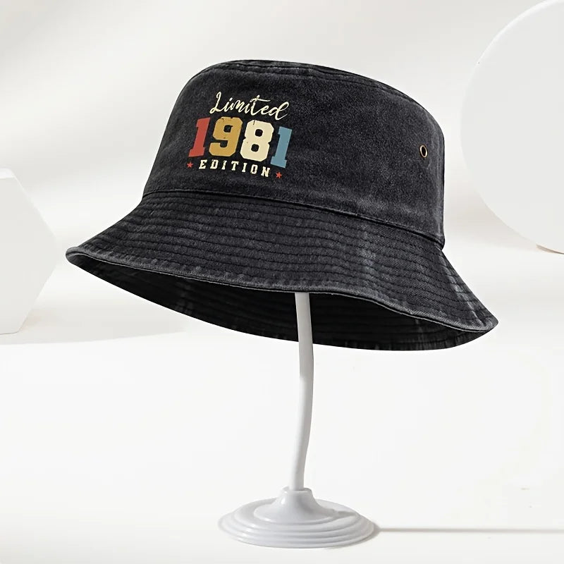 Fisherman Hat Bucket Hat With A 1981 Print