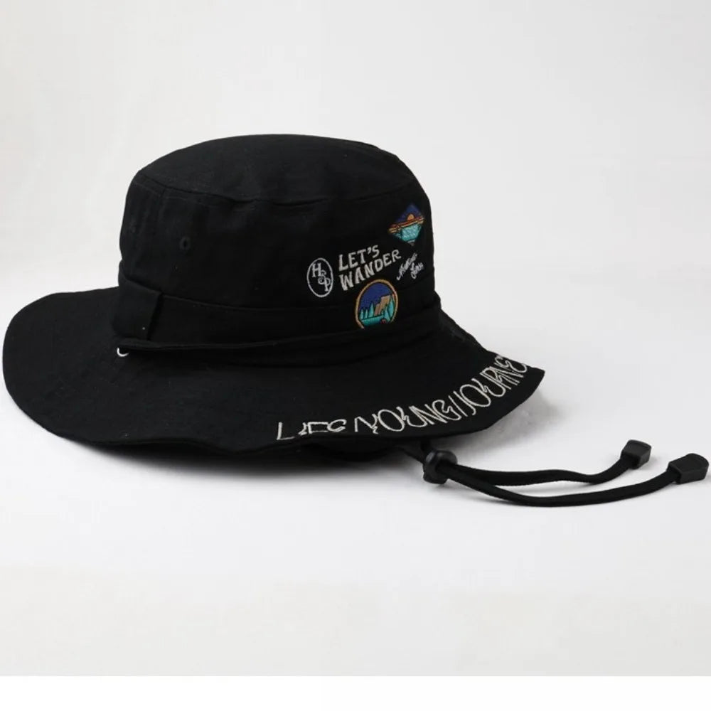 Fisherman Hat Women Men Foldable Waterproof Camping Hiking Mountaineering Caps