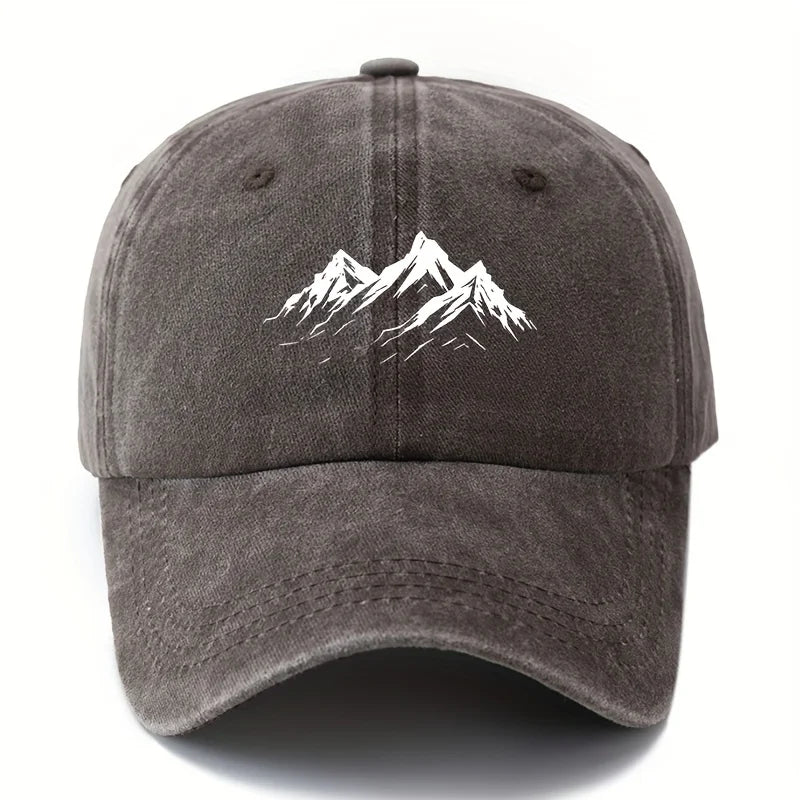 Men's Printed Mountain Baseball Cap