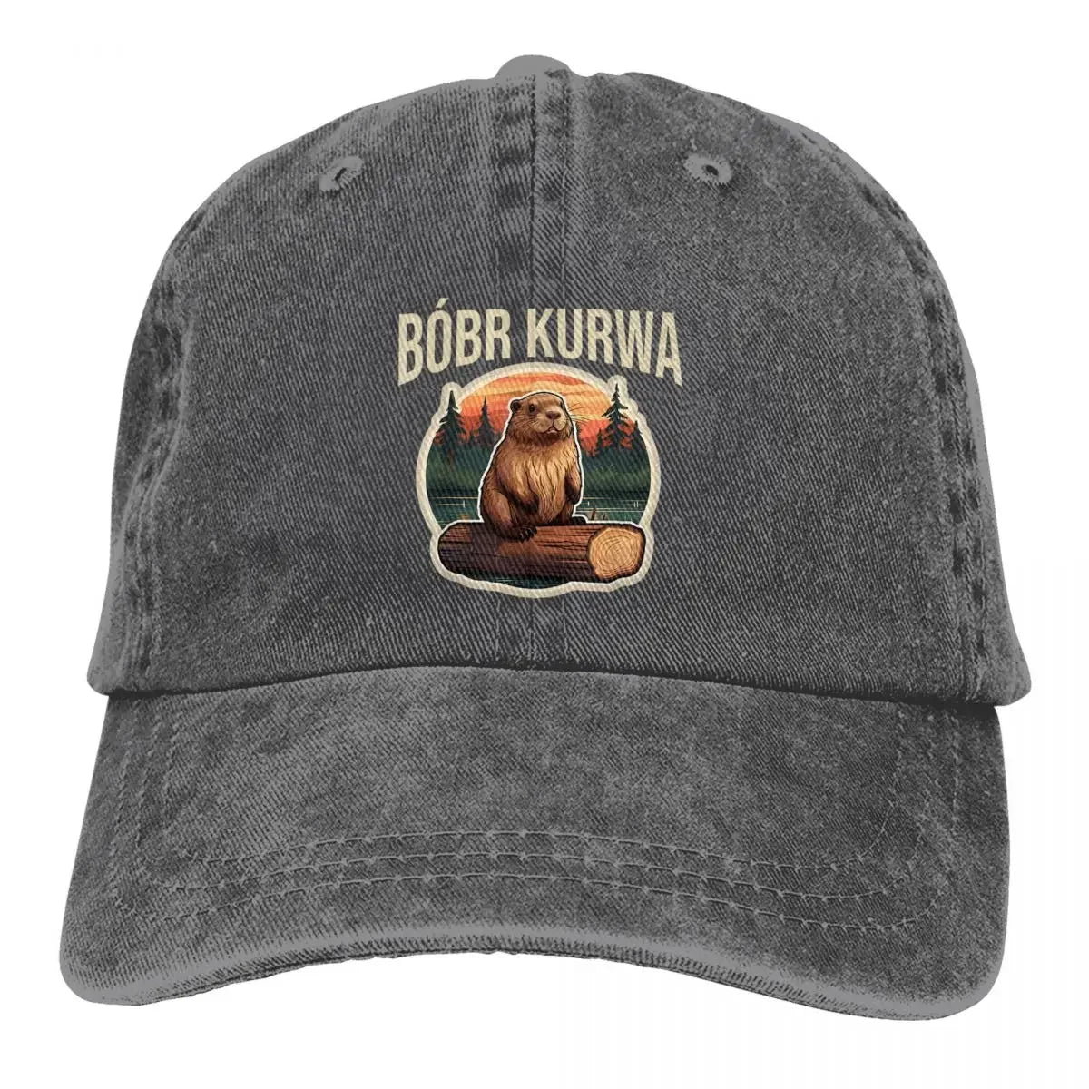 Bobr Kurwa Bober Beaver Bobr Baseball Cap Vintage Baseball Hats Men