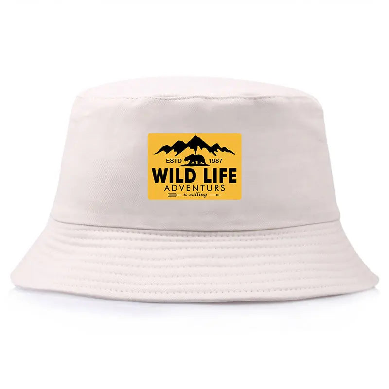 Wild Life Printed Reversible Bucket Hat Woman Man