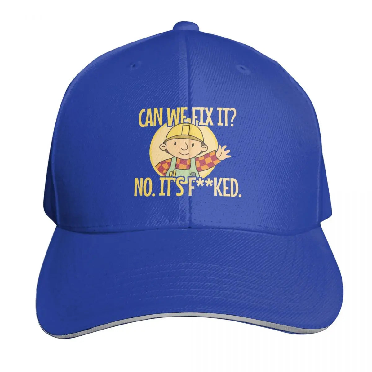 Bob The Builder Can We Fix It Repair Man Cap Fashion Casual Baseball Caps