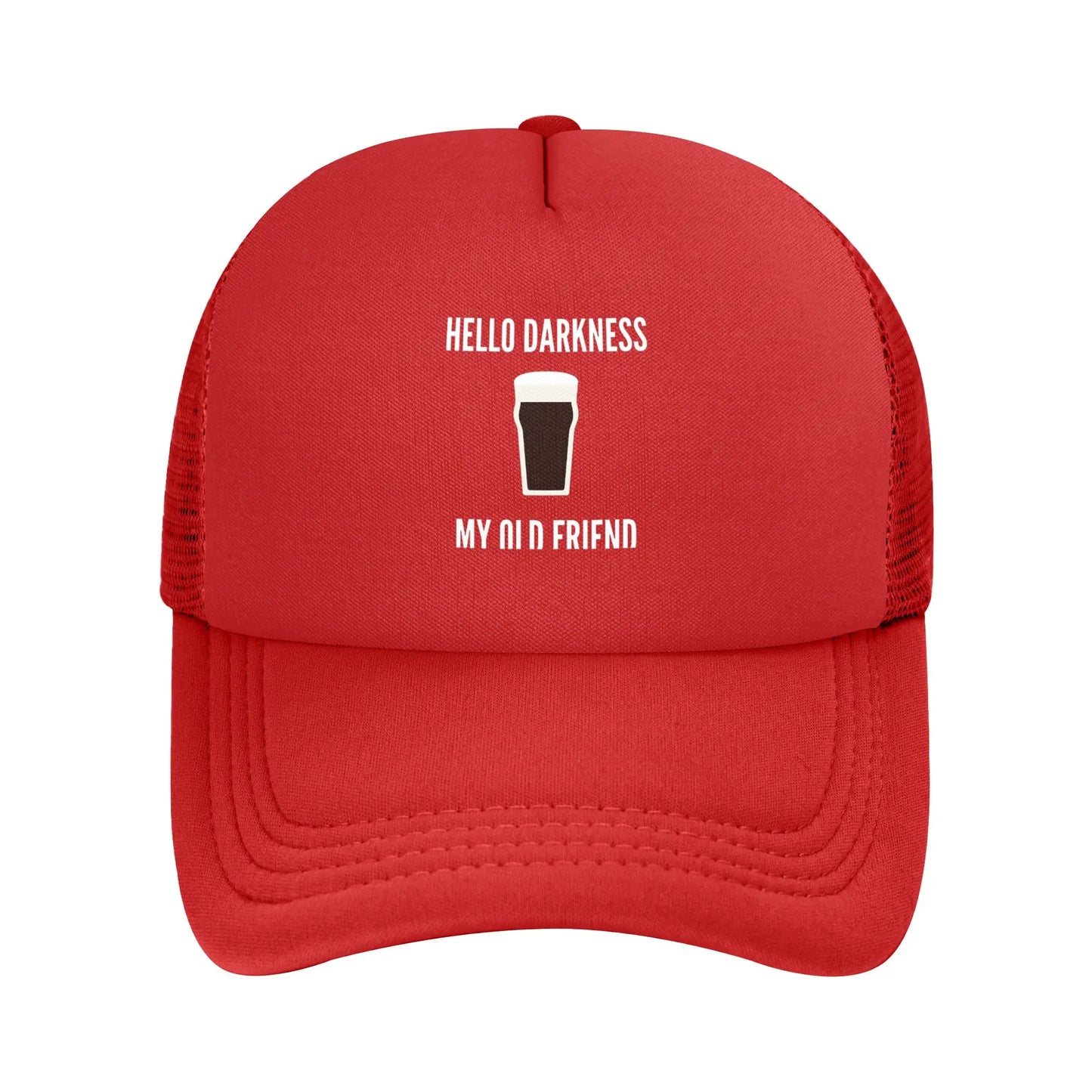 Hello Darkness My Old Friend Beer Baseball Caps