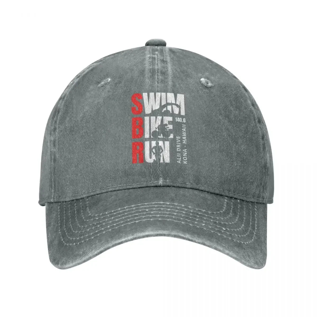 Triathlon Swim Bike Run Men Women Baseball Cap
