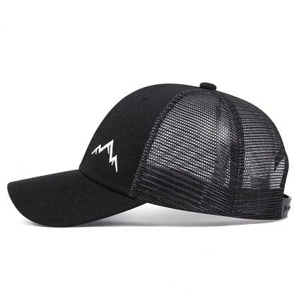 Unisex Mountain Range Embroidery Baseball Caps