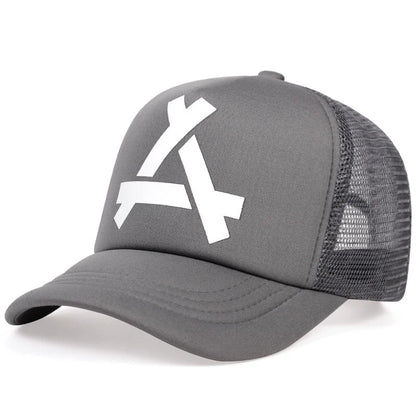 Unisex A- Letter Printing Baseball Net Caps Hip Hop Cap