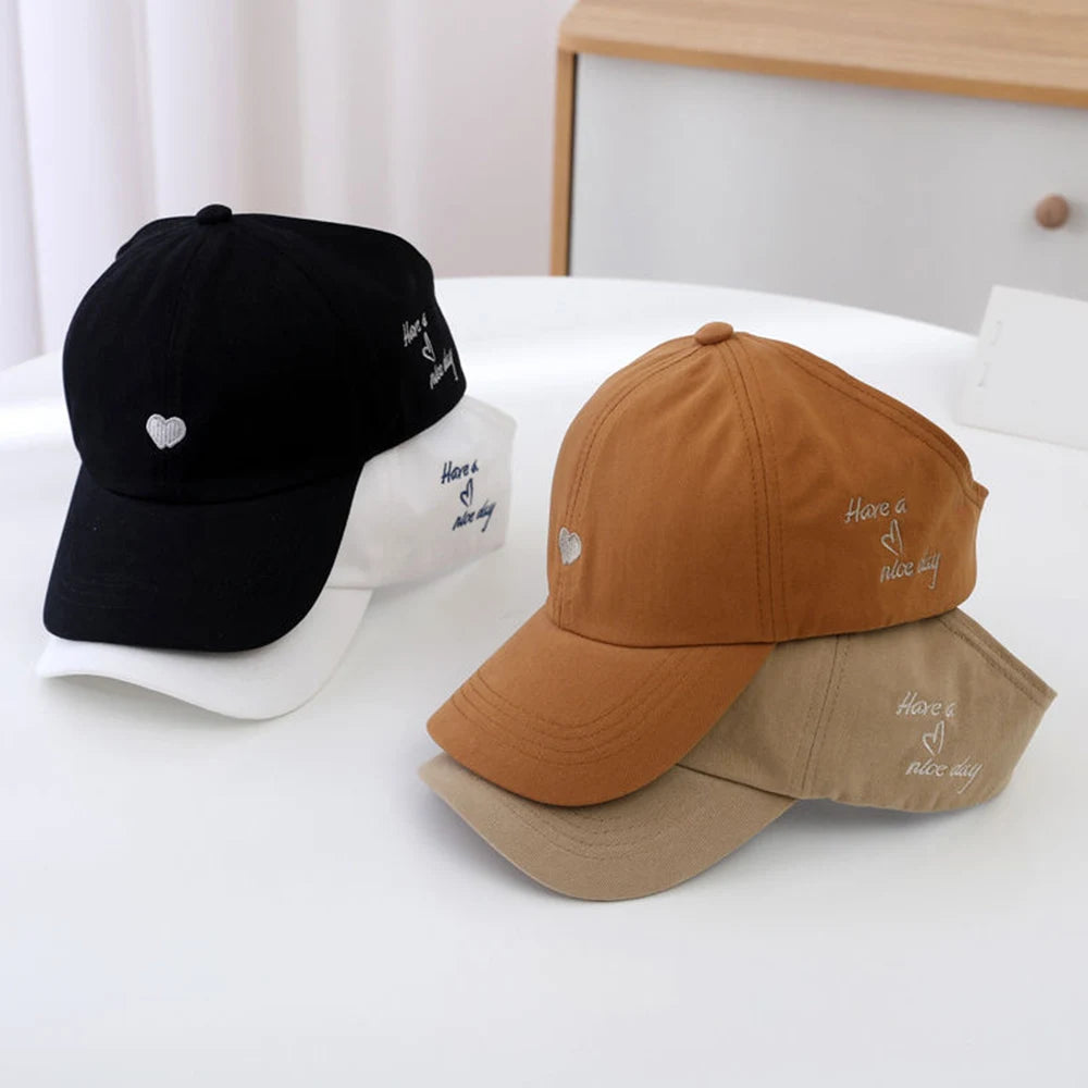 Children Sun Hat Girls Ponytail Duckbill Hats Kids Empty Top Baseball Cap