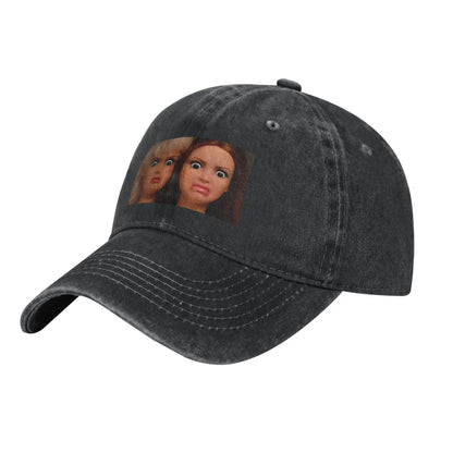 Disgusting Doll Face Meme Baseball Cap