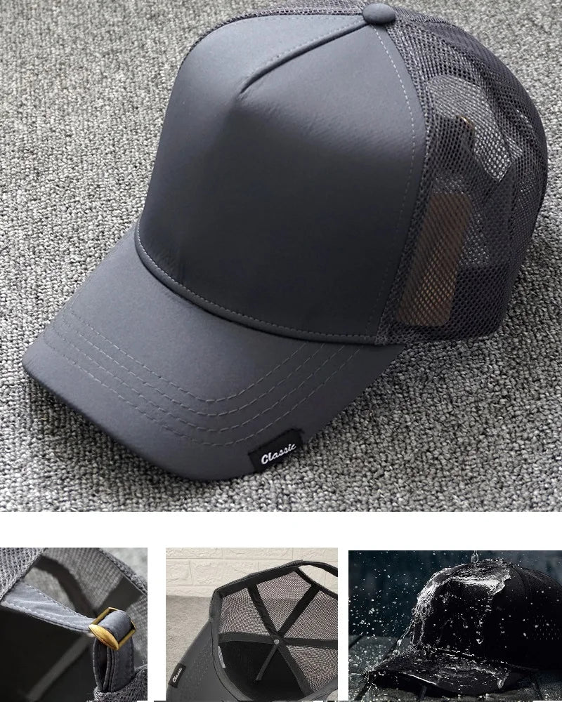 Big Head Plus Size Summer Mesh Baseball Cap