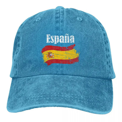 Espana Spanish Flag Vintage Graphic - Spain Lovers Tourists Souvenir Cool National Gift Young Gift A Baseball Cap