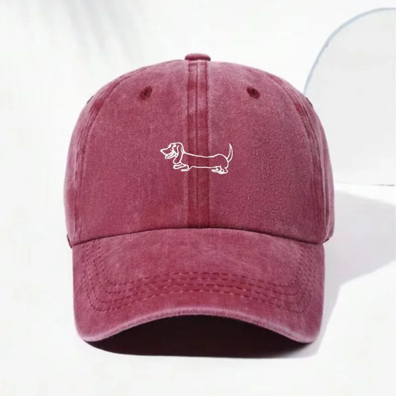 Vintage Distressed Cotton Baseball Cap