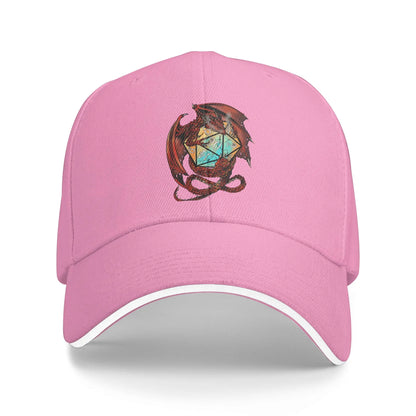 D-Dungeon Dragon DnD Master Kpop Rock Hip Hop Hats For Women Men