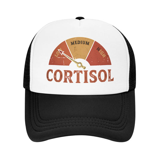 Low Cortisol Levels v Foam Baseball Hat Women Men