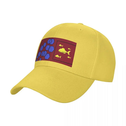Fish Print Baseball Cap