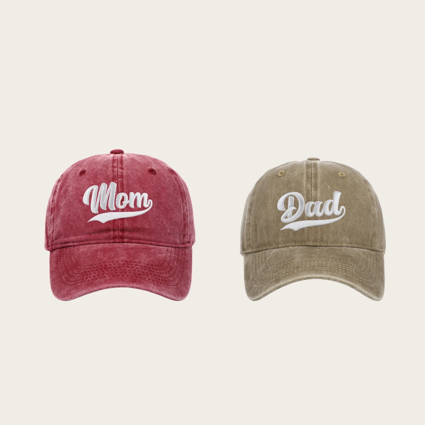 Fashion DAD MOM Embroidery Baseball Caps
