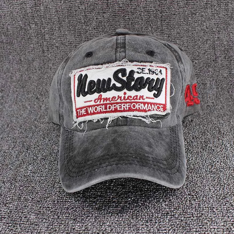 Fashion Summer Adult Men Washed Cotton Baseball Caps Outdoor Sport Caps