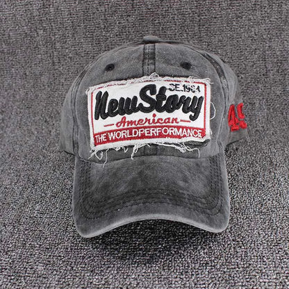 Fashion Summer Adult Men Washed Cotton Baseball Caps Outdoor Sport Caps