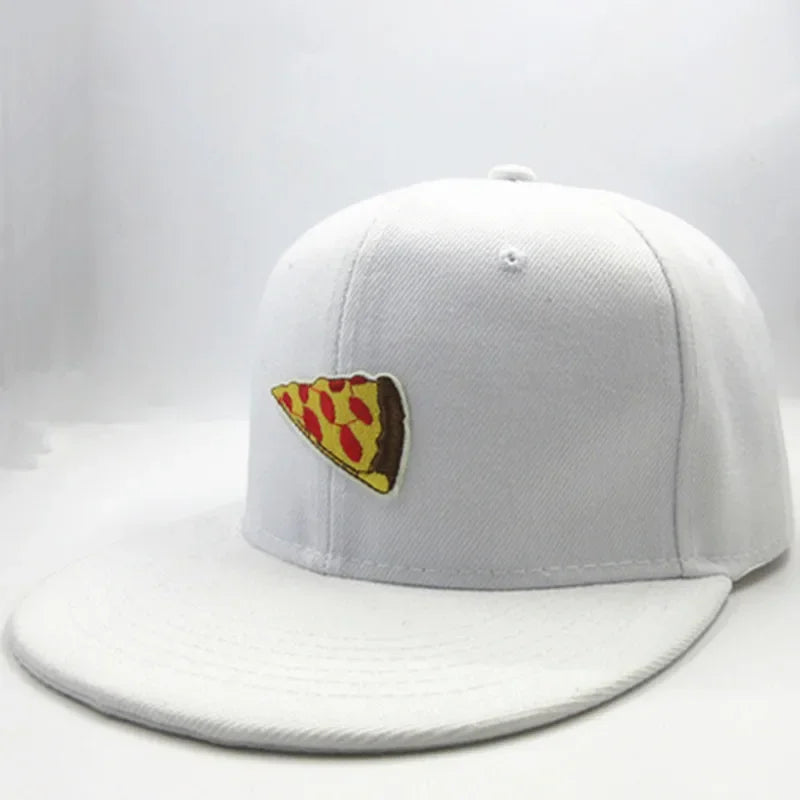 Four Seasons Personality Pizza Embroidery Cotton Baseball Cap For Men And Women