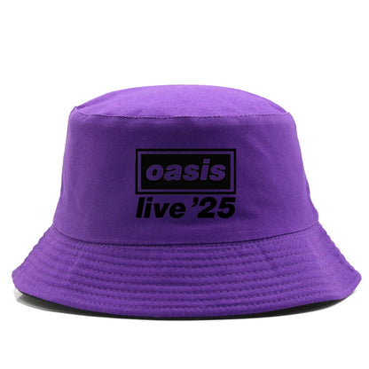 OASIS Black Solid Dots Bucket Hat Two Side Wear Unisex Men Women