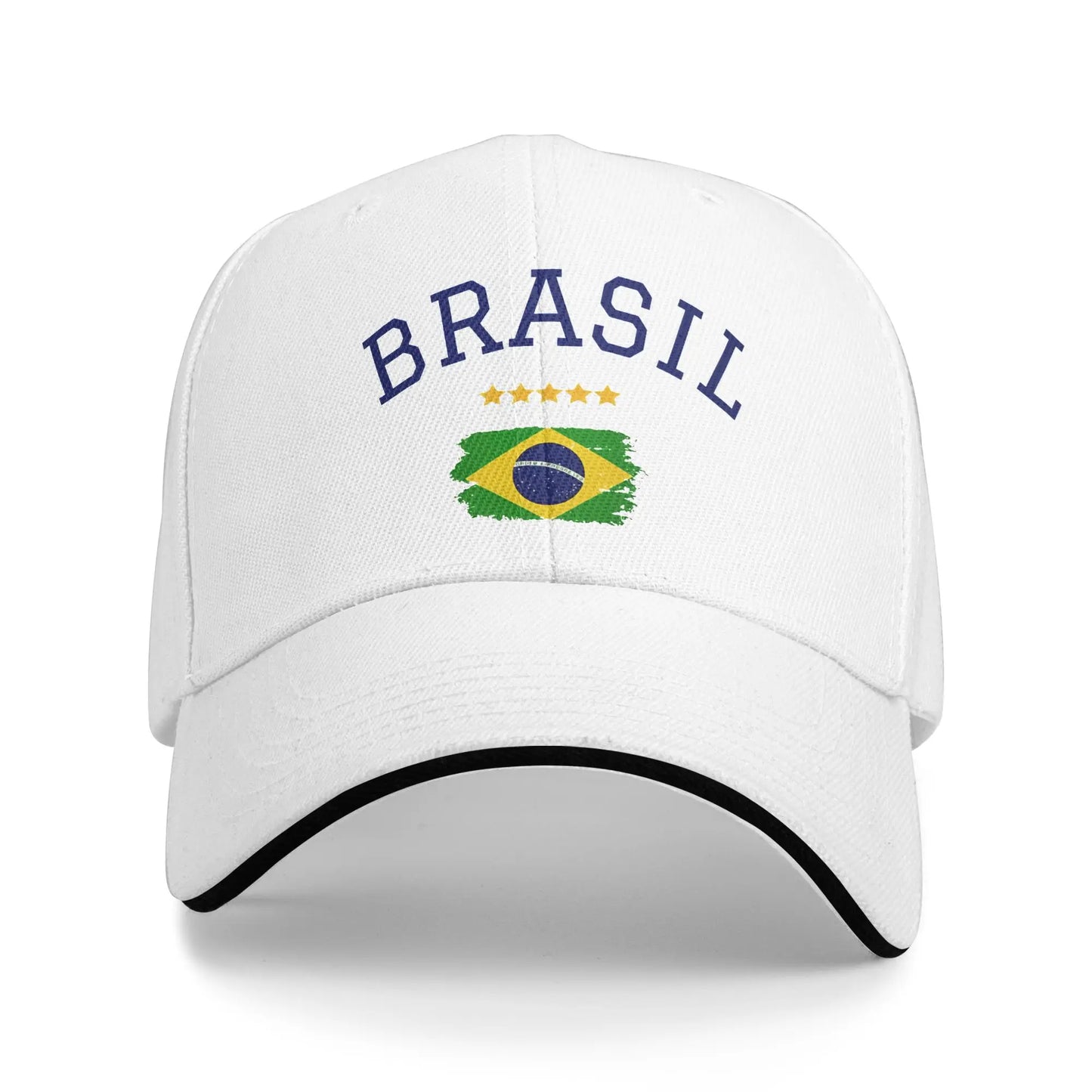 Unisex Brasil National Flag Brazil Hat Fashion Baseball Cap